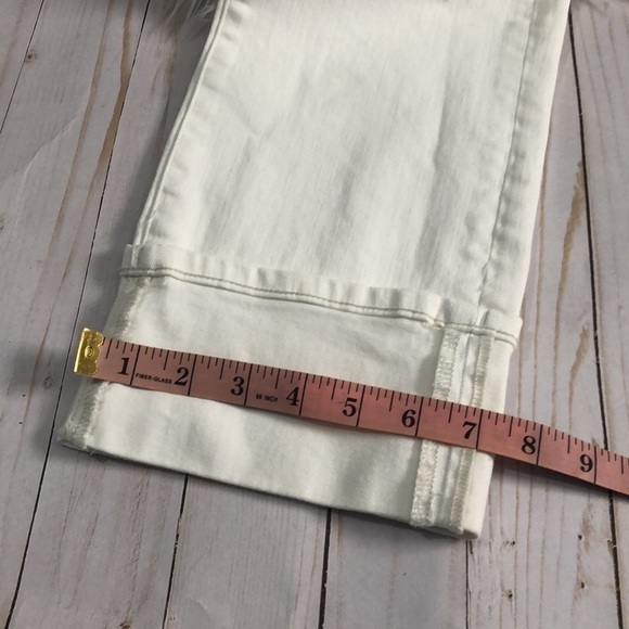 Henry & Belle white cropped cuff jeans size 29 - Picture 12 of 12